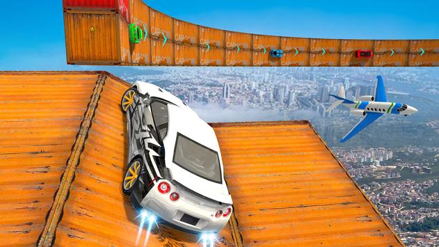Skyline Car Stunt Games : Mega Ramp Car Games 截图 4