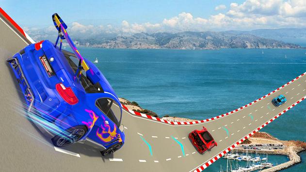 Skyline Car Stunt Games : Mega Ramp Car Games 截图 5