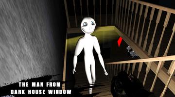 Scary Man in Dark House Window screenshot 1