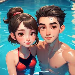Teen Love Story : Pool Party