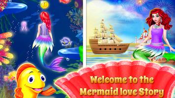 Mermaid Rescue Love Story Game Affiche
