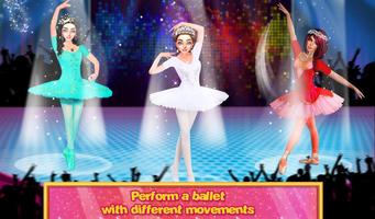 Beautiful Ballerina Girl Salon captura de pantalla 1