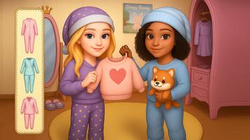 BFF Girls Pyjama Party Fun تصوير الشاشة 2
