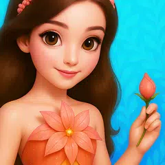 Mädchen DressUp Make-up Salon