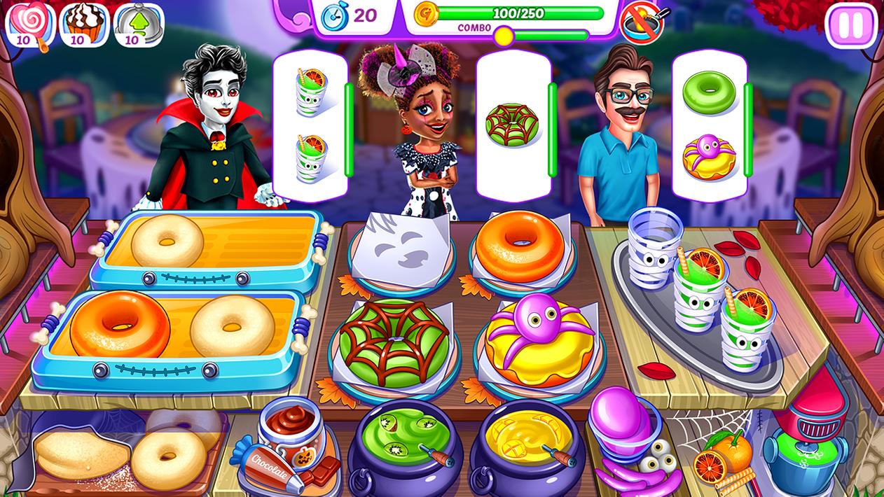Android için Halloween Madness Restaurant Cooking Game APK'yı İndir
