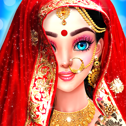 Indian Bridal Saree Salon Game