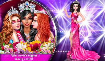Miss World Dressup Games Affiche