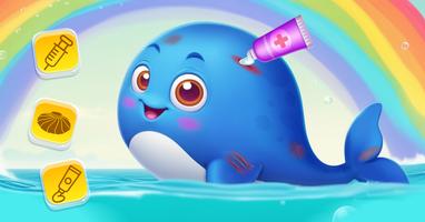 เกมดูแลสัตว์ทะเล โปสเตอร์