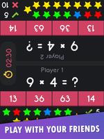 Math Guru: 2 Player Math Game capture d'écran 3