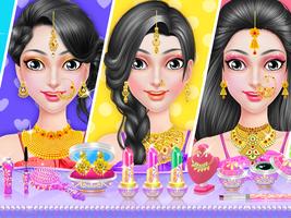 Indian Bridal Makeup Games Poster