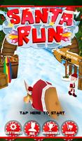Santa running Dash Adventure پوسٹر