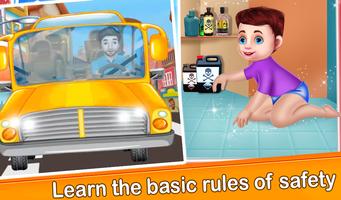 Child Safety Basic Rules games Affiche