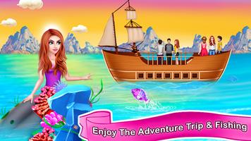 Mermaid Rescue Love Story Game تصوير الشاشة 1