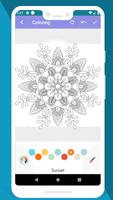 Mandala Coloring Page - Free Coloring Book Affiche