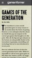 برنامه‌نما Game Informer عکس از صفحه
