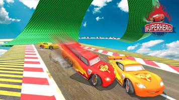 Splashy Superhero Vertigo Racing : Lightning Car poster