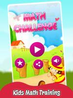 Math Challenge For Kids Poster