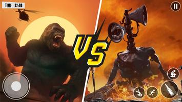 Kaiju Godzilla vs King Kong 3D 포스터