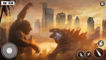 Kaiju Godzilla vs King Kong 3D captura de pantalla 2