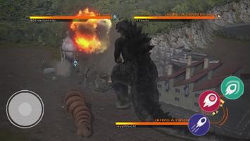 Kaiju Godzilla vs King Kong 3D تصوير الشاشة 1