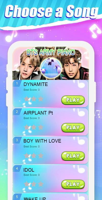 Dynamite - BTS KPOP Piano Tiles APK for Android Download