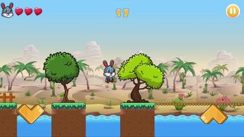 Bunny Jump Adventure Run Game Affiche