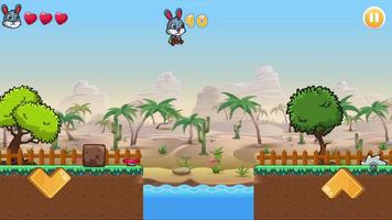 Bunny Jump Adventure Run Game capture d'écran 2