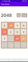 Easy games: 2048, Snake, word capture d'écran 1