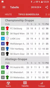 Live-Ergebnisse für Admiral Bundesliga 2021/2022 für Android - APK  herunterladen