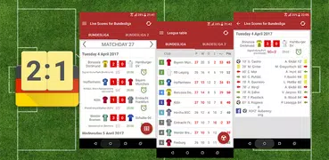 Live Scores for Bundesliga