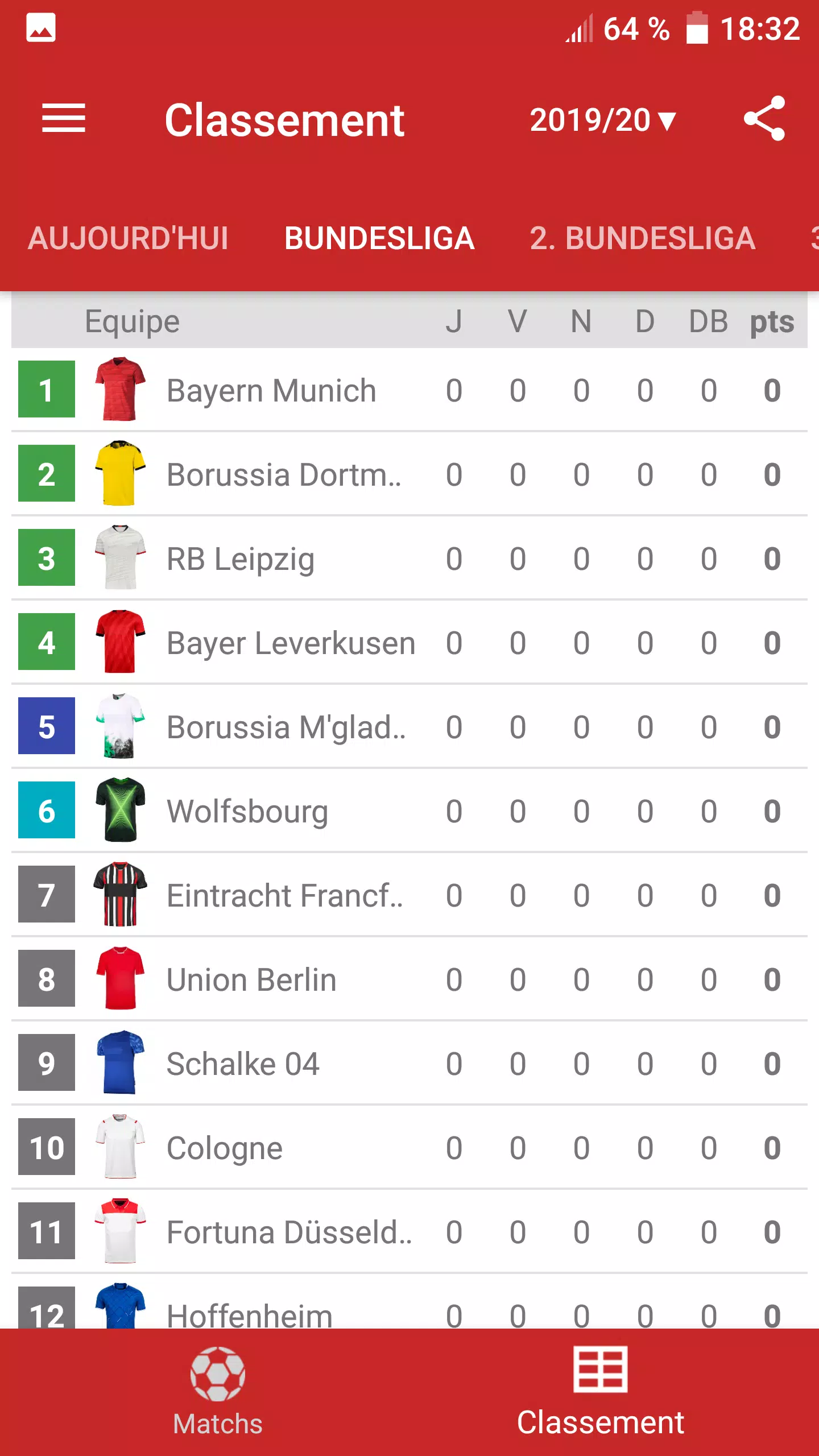 Résultats pour Bundesliga APK pour Android Télécharger