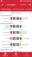 Live Scores Jupiler Pro League স্ক্রিনশট 2