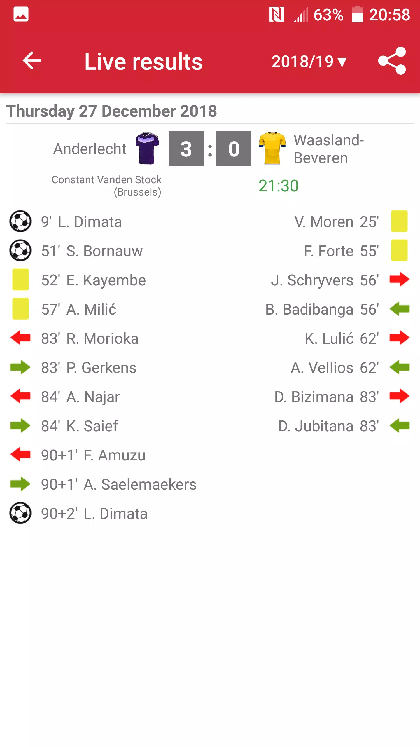 Live Scores Jupiler Pro League APK for Android Download