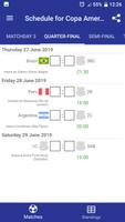 Schedule for Copa America 2019 ảnh chụp màn hình 2