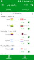 Results for Copa America 2019 screenshot 3