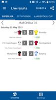 Live Scores for Superliga screenshot 1