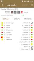 برنامه‌نما Live Scores for Europa League عکس از صفحه
