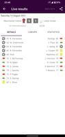 Live Scores for Premier League تصوير الشاشة 2