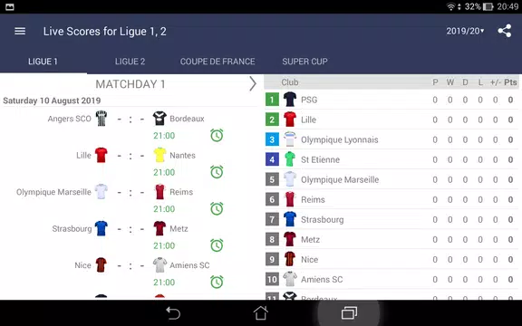 Screenshot 12 for Live Scores for Ligue 1 France