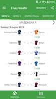 Live Scores for Serie A 2019/2020 ポスター