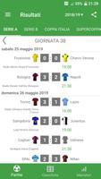 2 Schermata Risultati in diretta per la Serie A 2019/2020