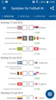 Spielplan für Fußball-WM 2018  Screenshot 2