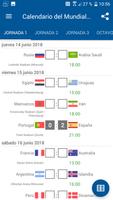 Calendario del Mundial 2018 de captura de pantalla 2