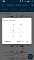 Calendrier de la Coupe du mond capture d'écran 1