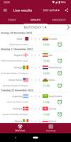 Live Scores for World Cup 2022 poster