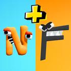 Merge Alphabet 3d Lore Game ícone