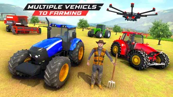 Tractor Farm Games Simulator ảnh chụp màn hình 3