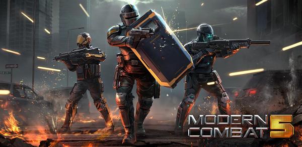 How to download Modern Combat 5: mobile FPS on Android image