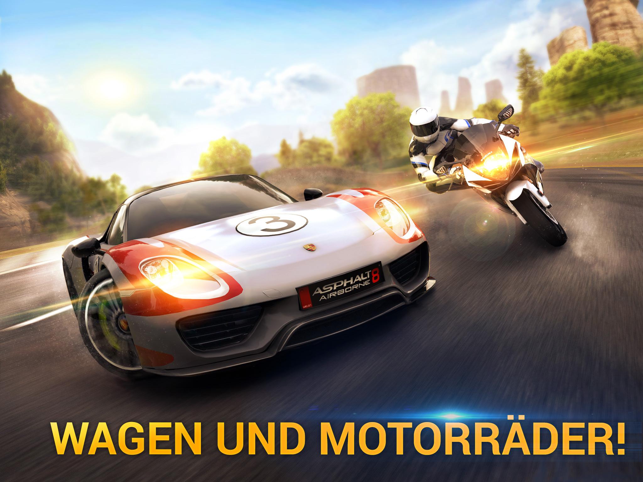 Asphalt 8 Airborne Apk Download The Best Android 3d Racing Game From Gameloft