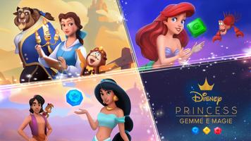 Poster Disney Princess Gemme e Magie